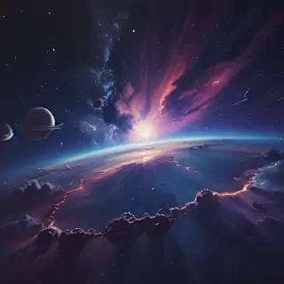 space wallpaper aesthetic