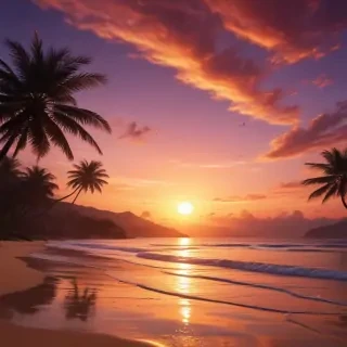 cute sunset wallpaper