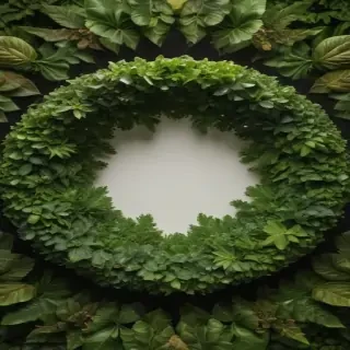 leaf circle