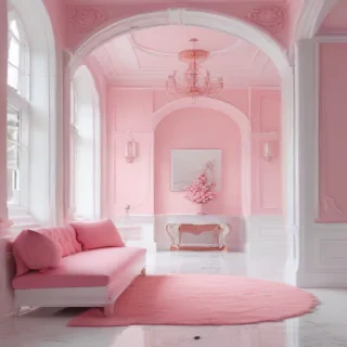 pink and white aesthetic