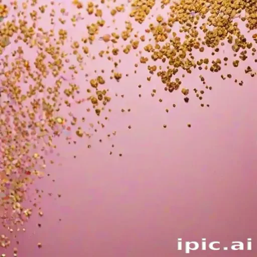 pink and gold background