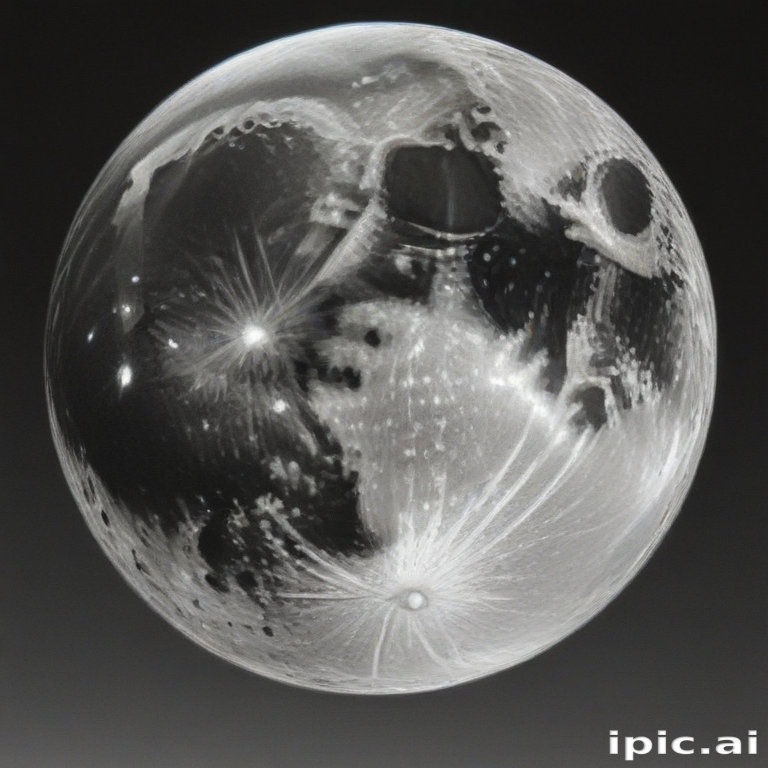 Intricate Patterns and Reflections Captured in a Transparent Glass Sphere