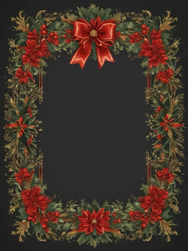 christmas frame clip art