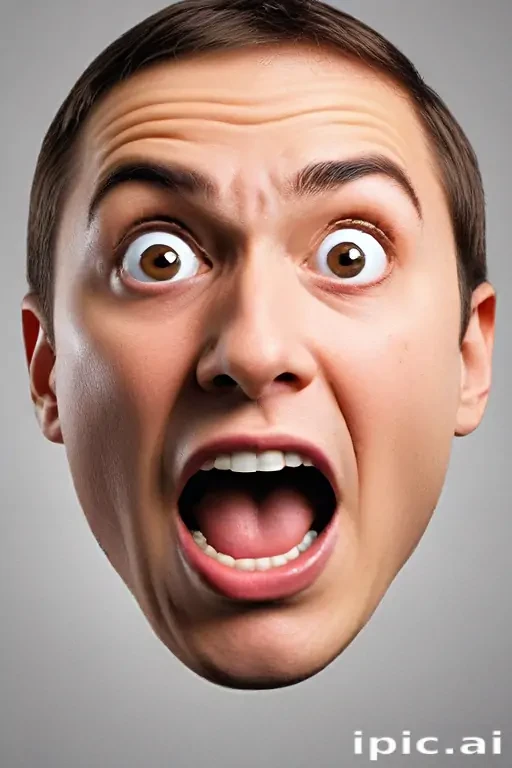 shocked face png