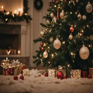 christmas aesthetic background