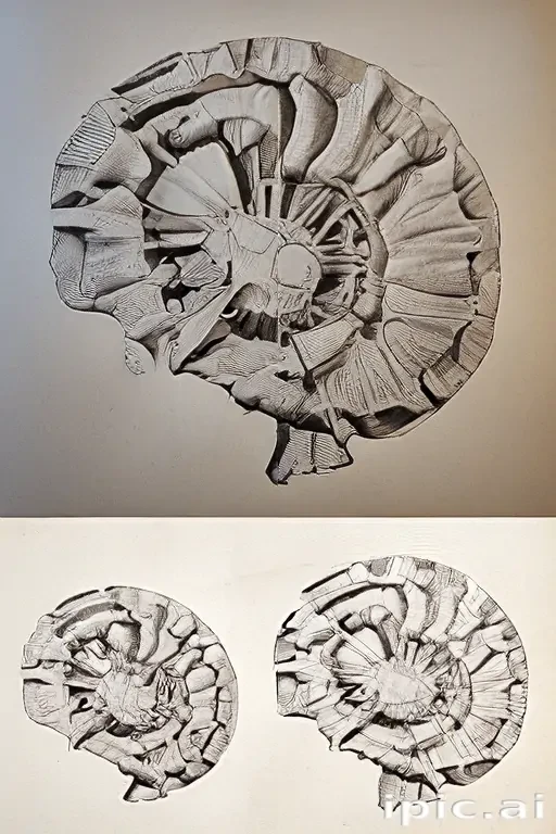 fossil drawing