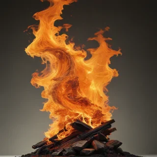 fire clear background