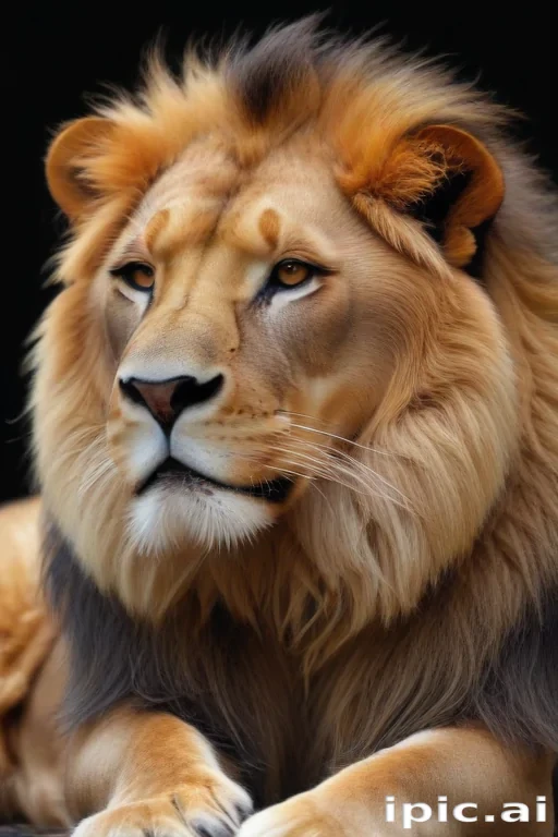 transparent lion