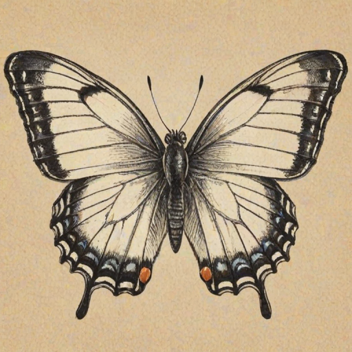 butterfly drawing picture