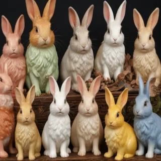 vintage bunnies