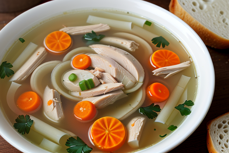 what to serve with chicken soup