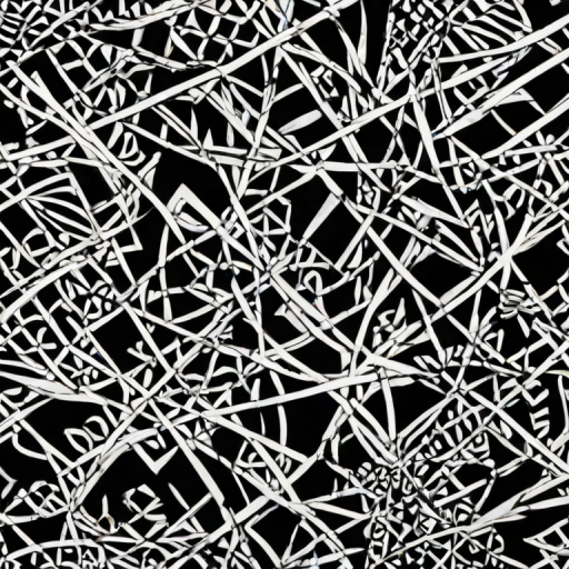 black and white patterns