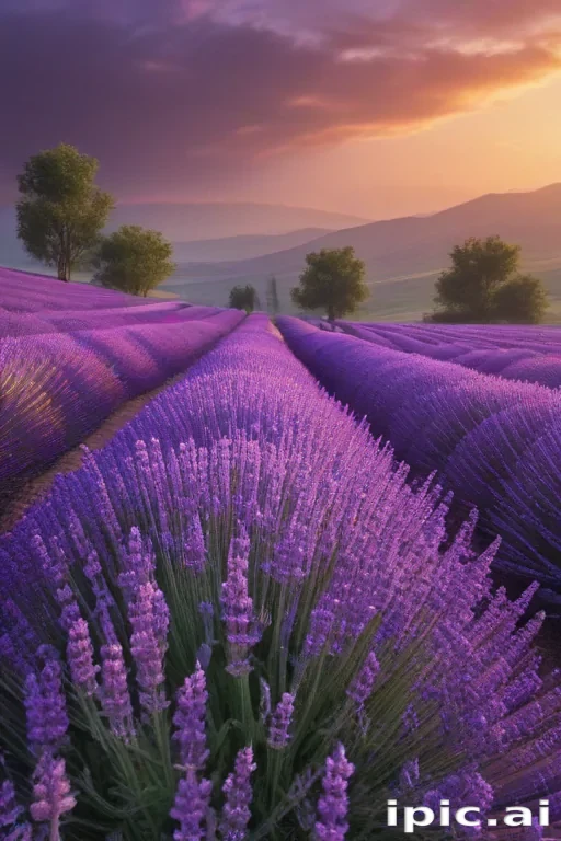 lavender phone background