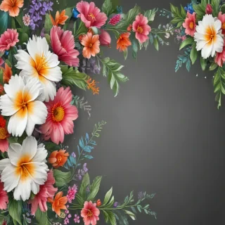 flowers border png