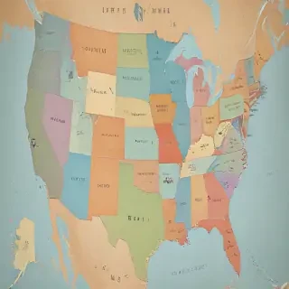 united states map