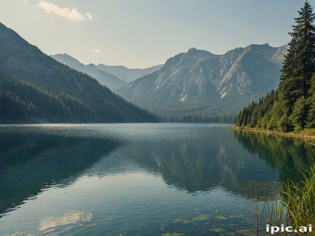 background lake