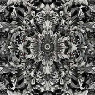black and white pattern