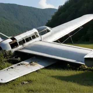 crashed plane png