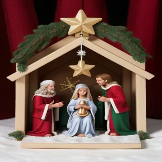 free christmas nativity scene