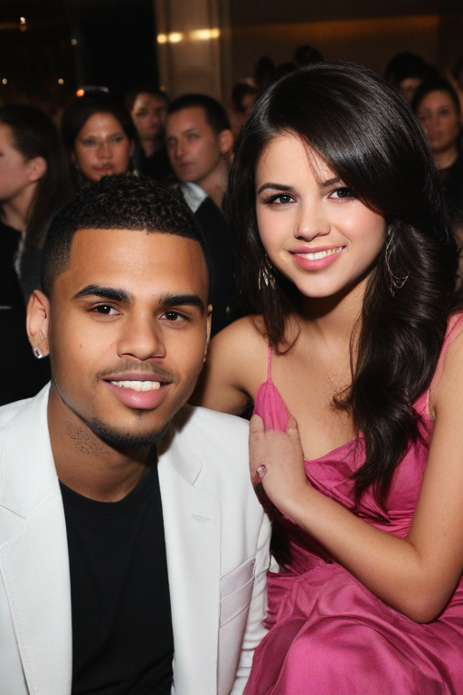 selena gomez and chris brown