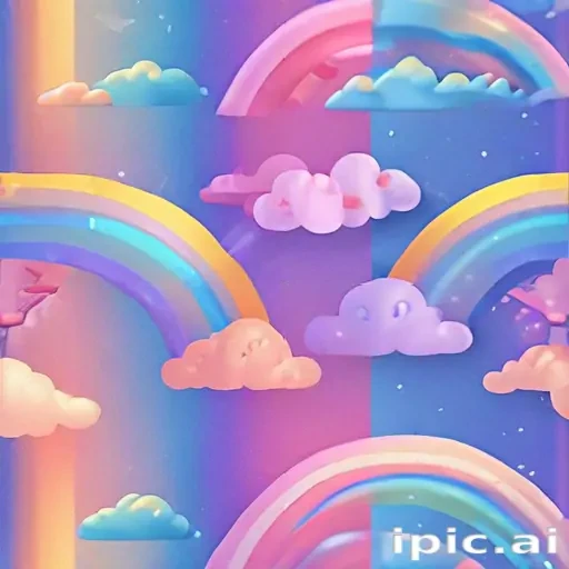 aesthetic rainbow backgrounds