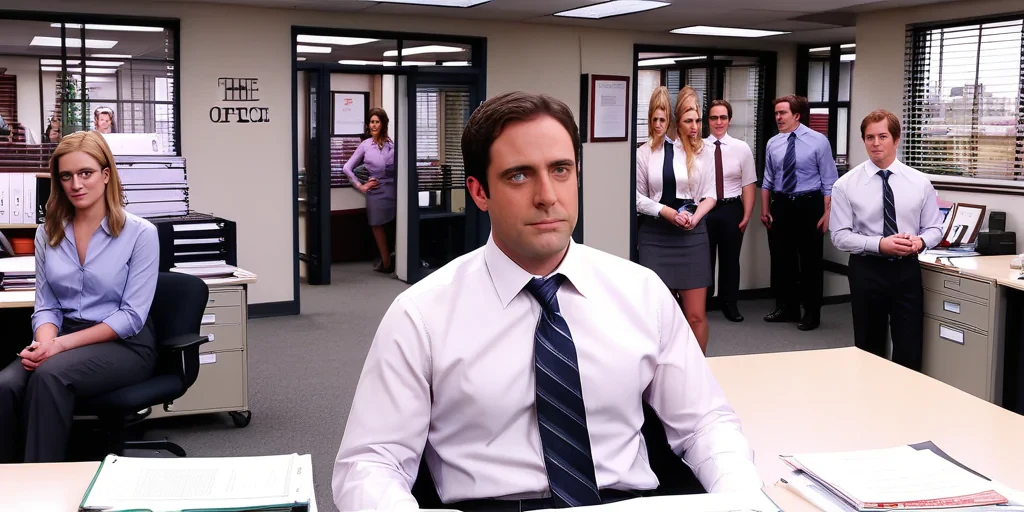 the office background