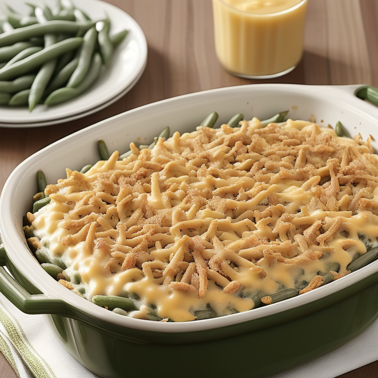 green bean casserole with velveeta