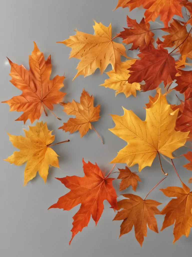 fall leaves png transparent