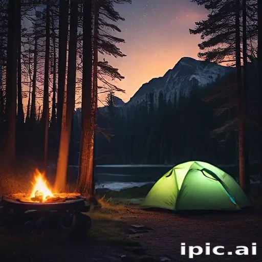camping background pic
