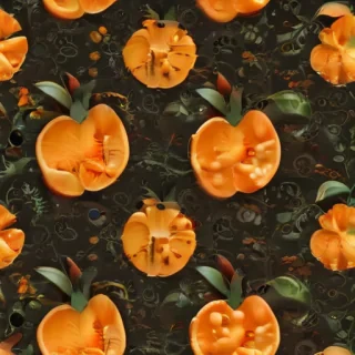 cute orange wallpaper
