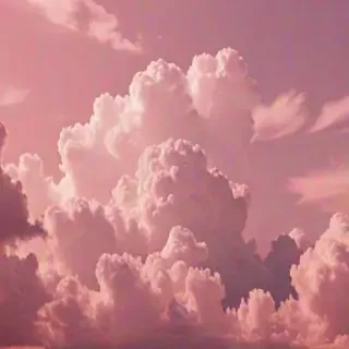 aesthetic pink clouds