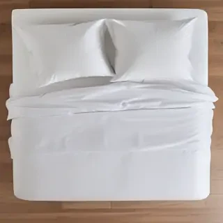 bed top view