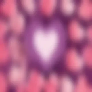aesthetic heart background