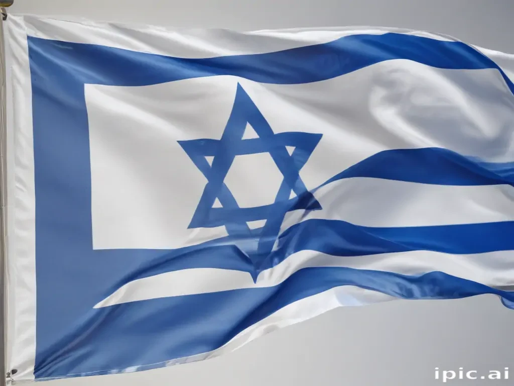 transparent israel flag
