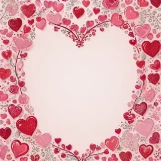 heart border png aesthetic