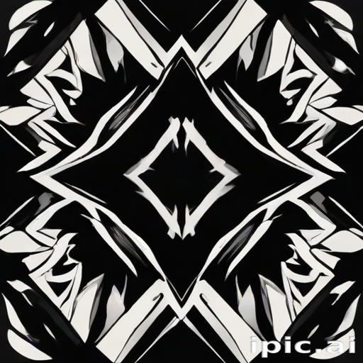 black with white pattern