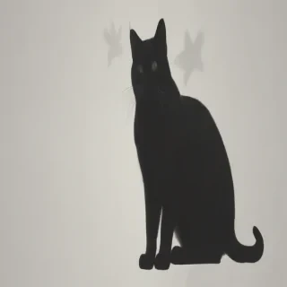 cat silhouette png