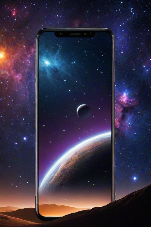 space background phone