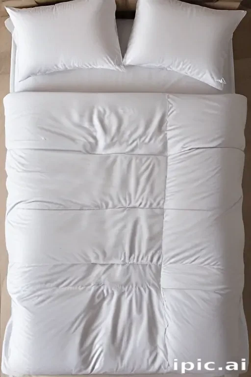 bed top view
