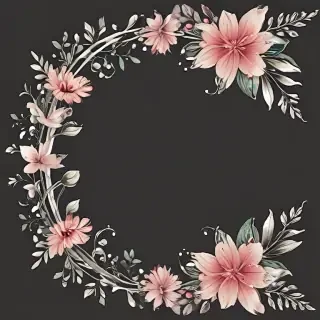 floral border png