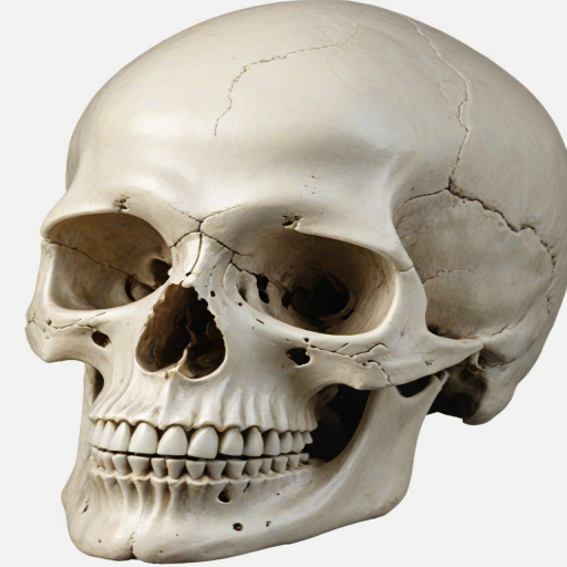 transparent skull png