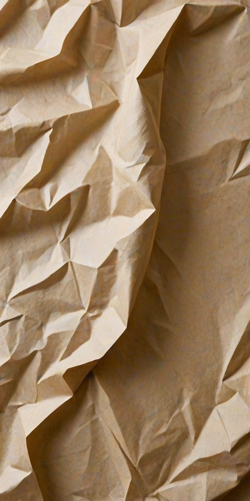 wrinkled paper