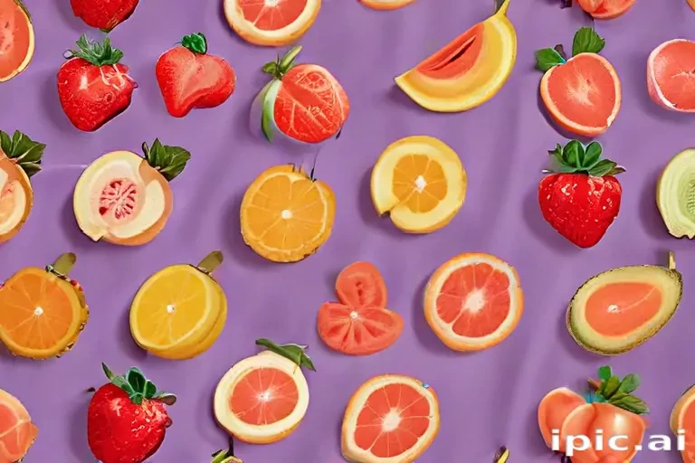 aesthetic fruit background