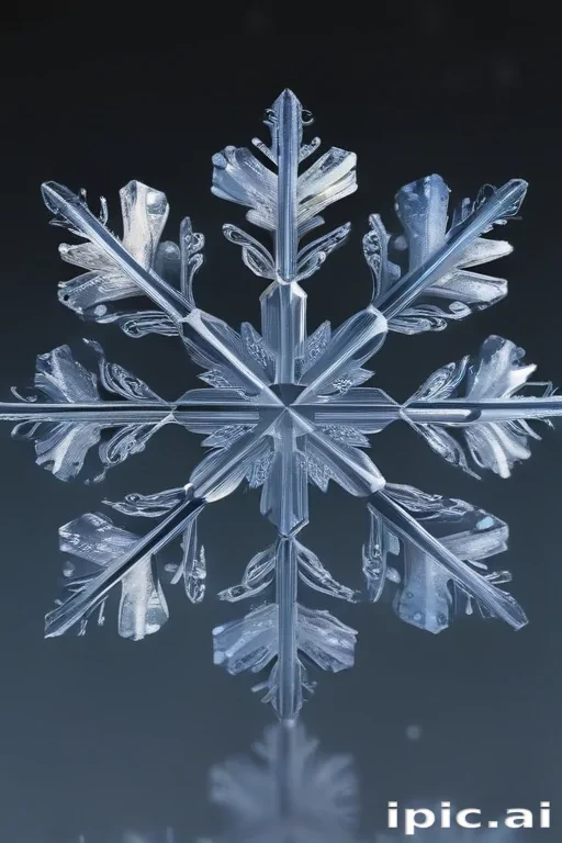 transparent snowflake