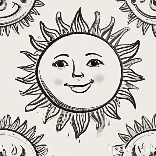 sun doodle