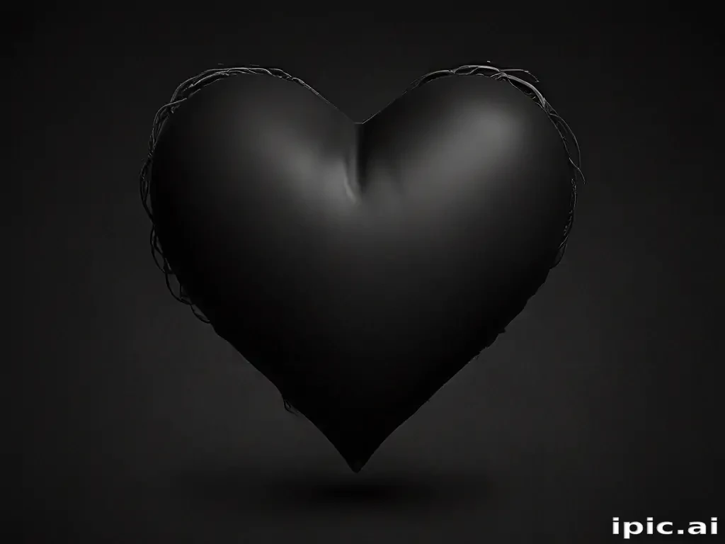 black heart pic