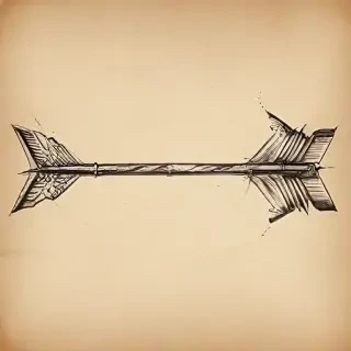 hand drawn arrow