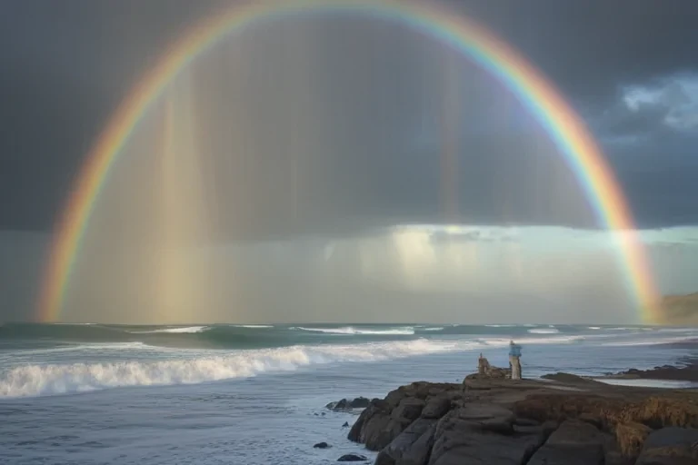 rainbow back round