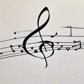 music notes transparent