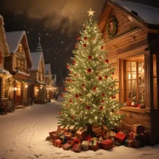 old fashioned christmas pictures